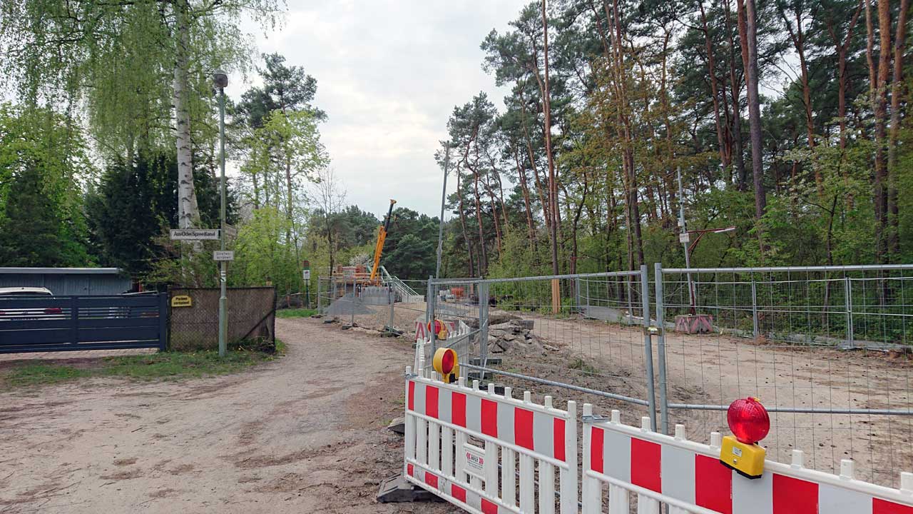 Neue Brücke über den Oder-Spree-Kanal - Ersatzneibau in Schmöckwitzwerder